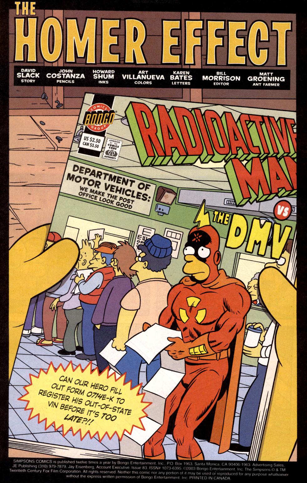Simpsons Comics Issue #83 - Page 2