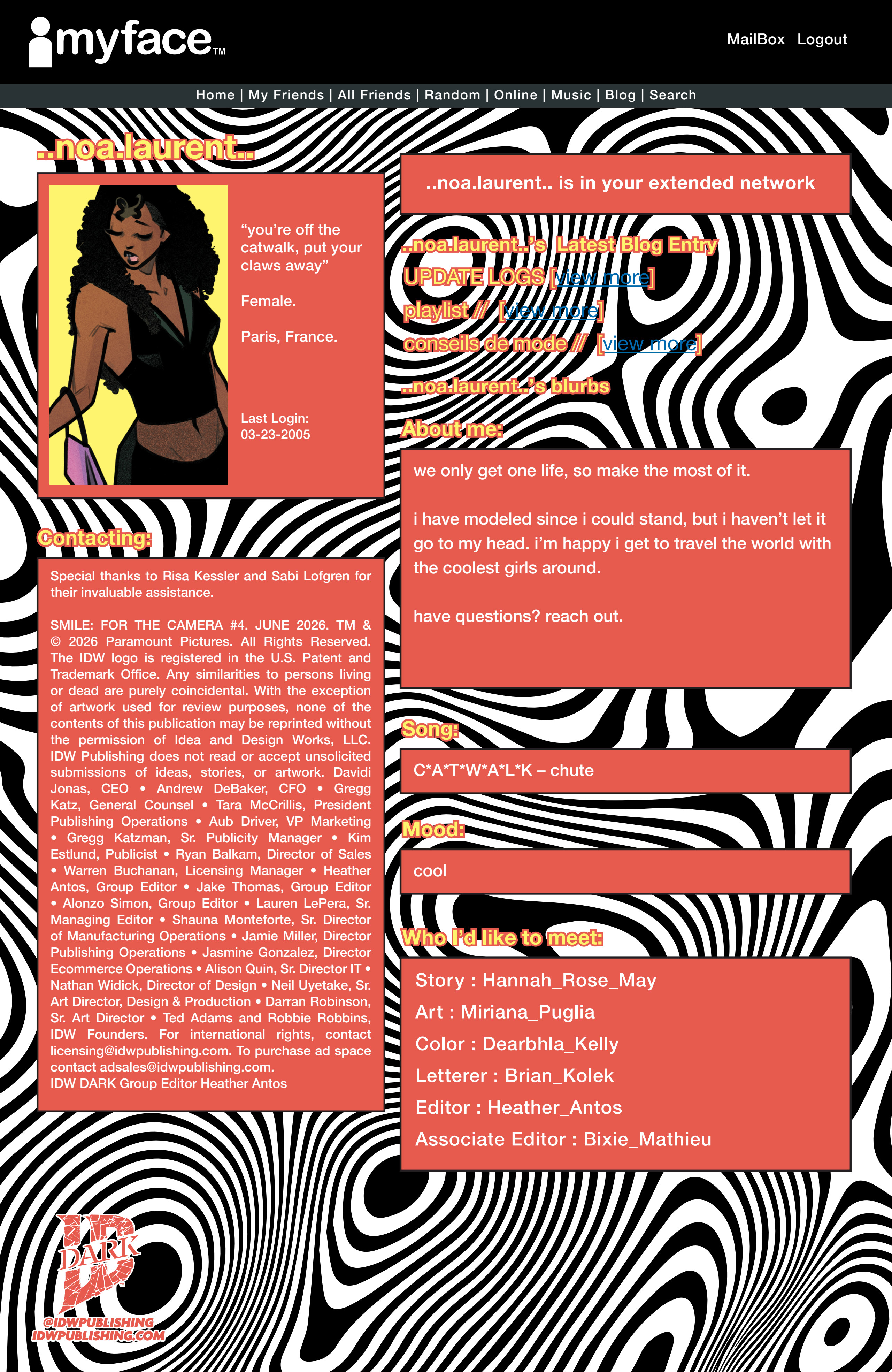 Smile: For the Camera Issue #4 - Page 2