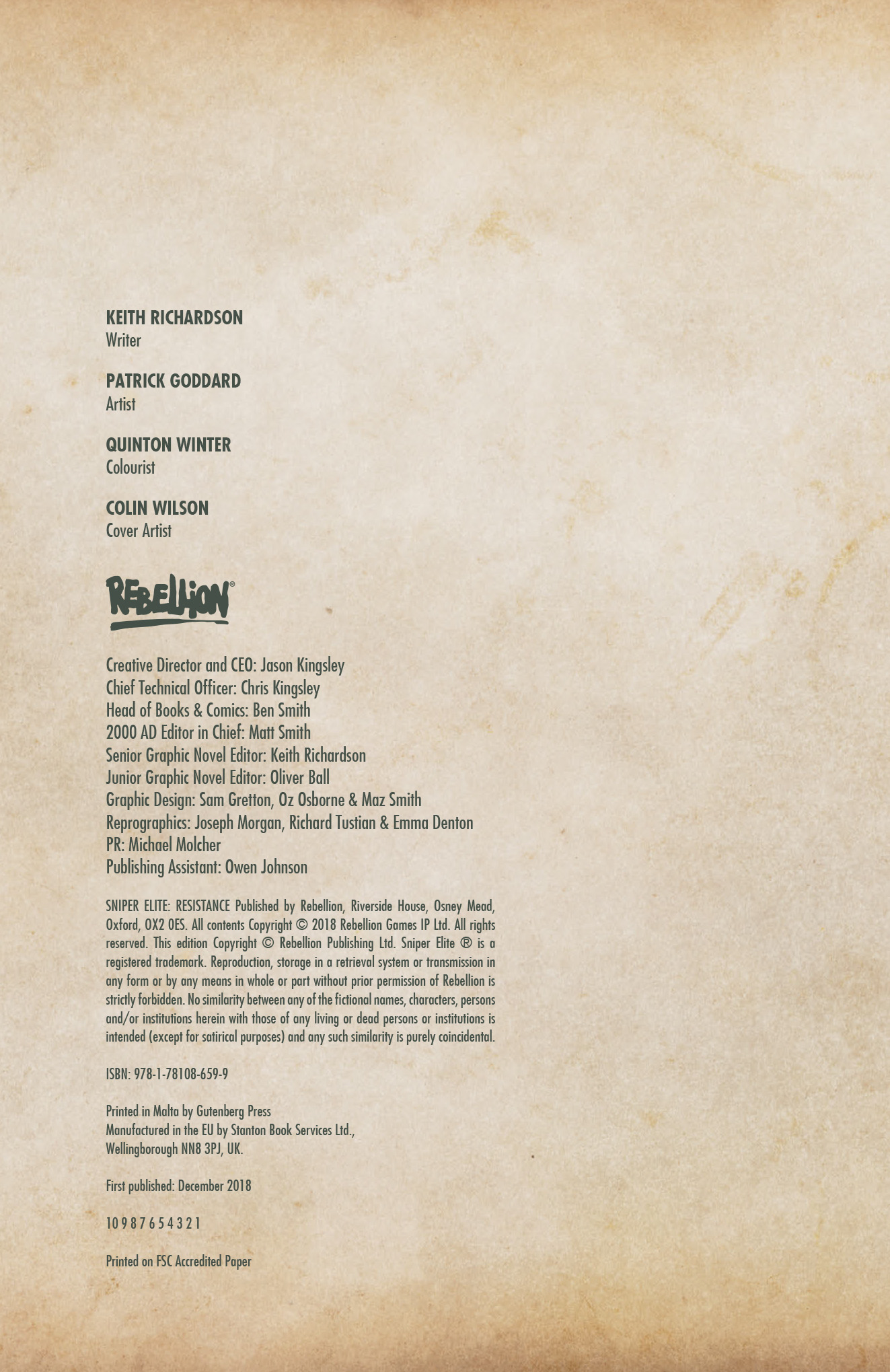 Sniper Elite: Resistance TPB - Page 3