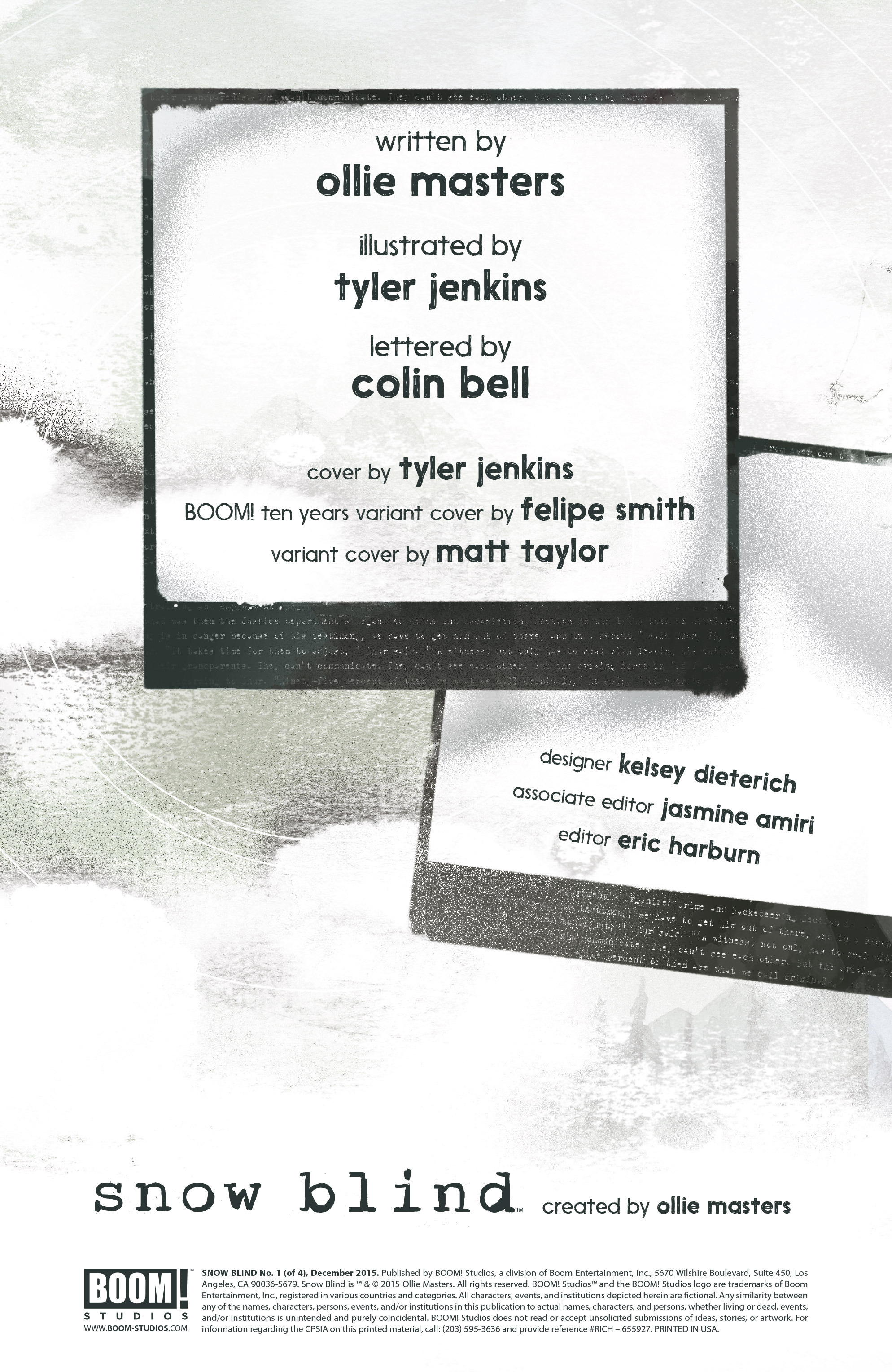 Snow Blind Issue #1 - Page 2