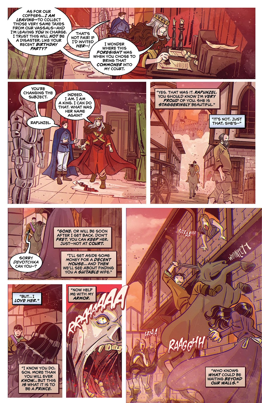 Snow White Zombie Apocalypse: Reign of the Blood-Covered King Full - Page 8