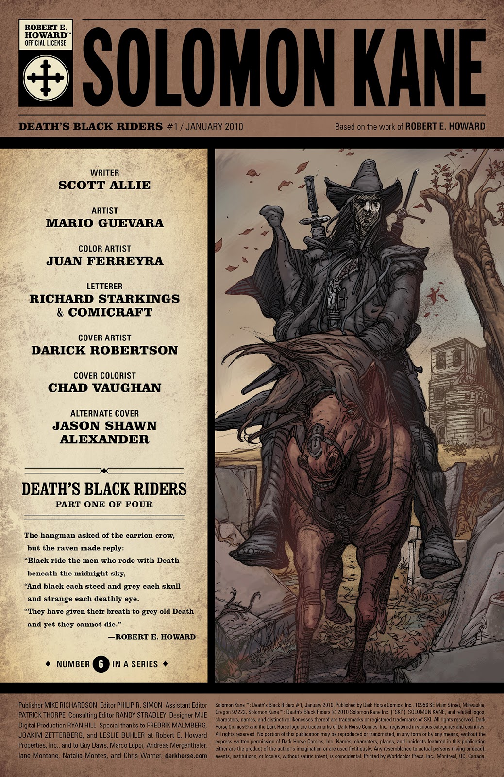 Solomon Kane: Death's Black Riders Issue #1 - Page 3