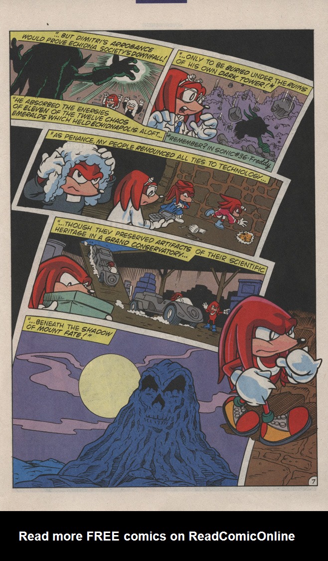 Sonic's Friendly Nemesis, Knuckles Issue #1 - Page 11