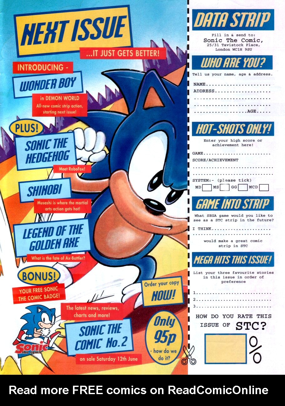 Sonic the Comic Issue #1 - Page 31