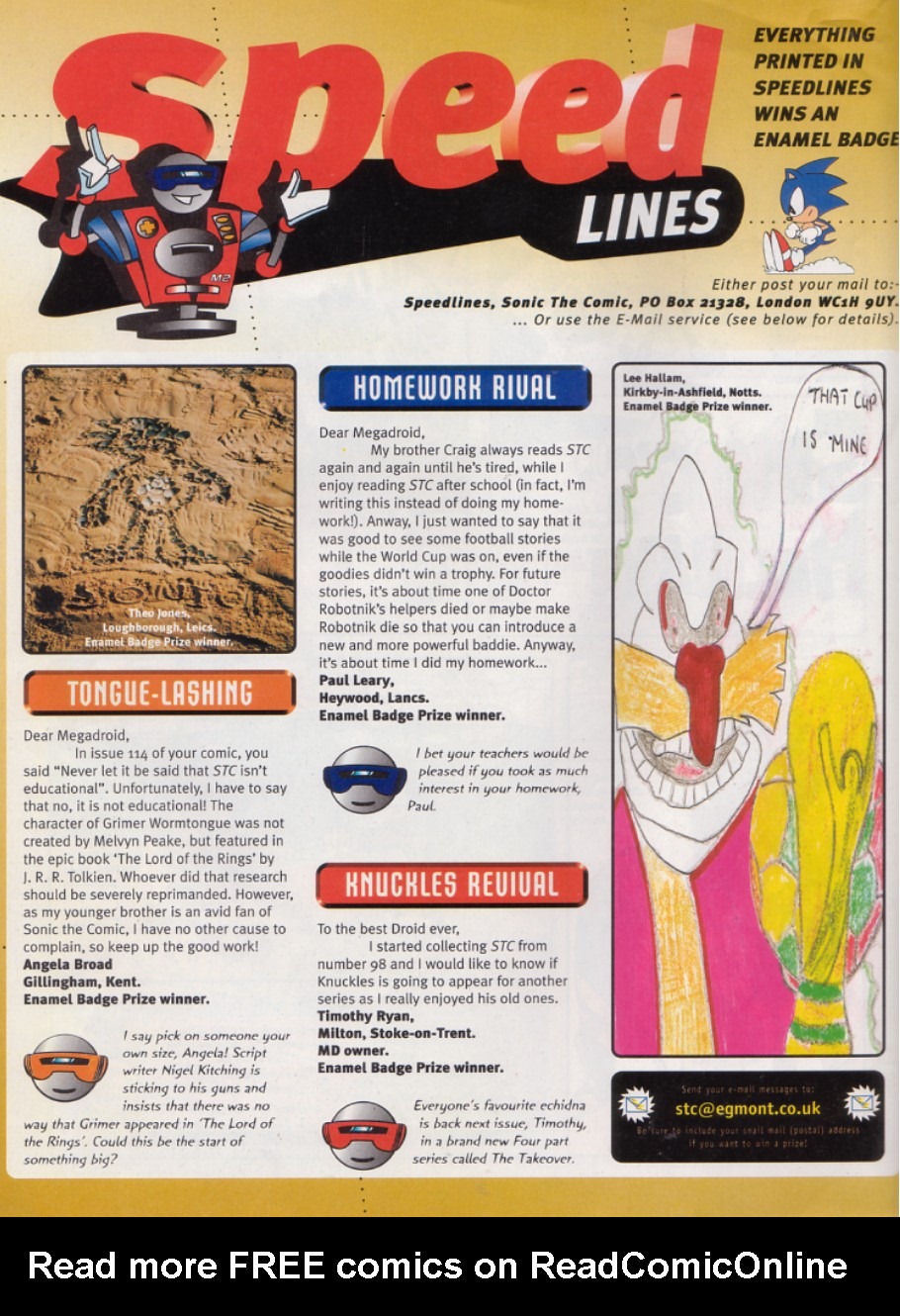 Sonic the Comic Issue #134 - Page 22