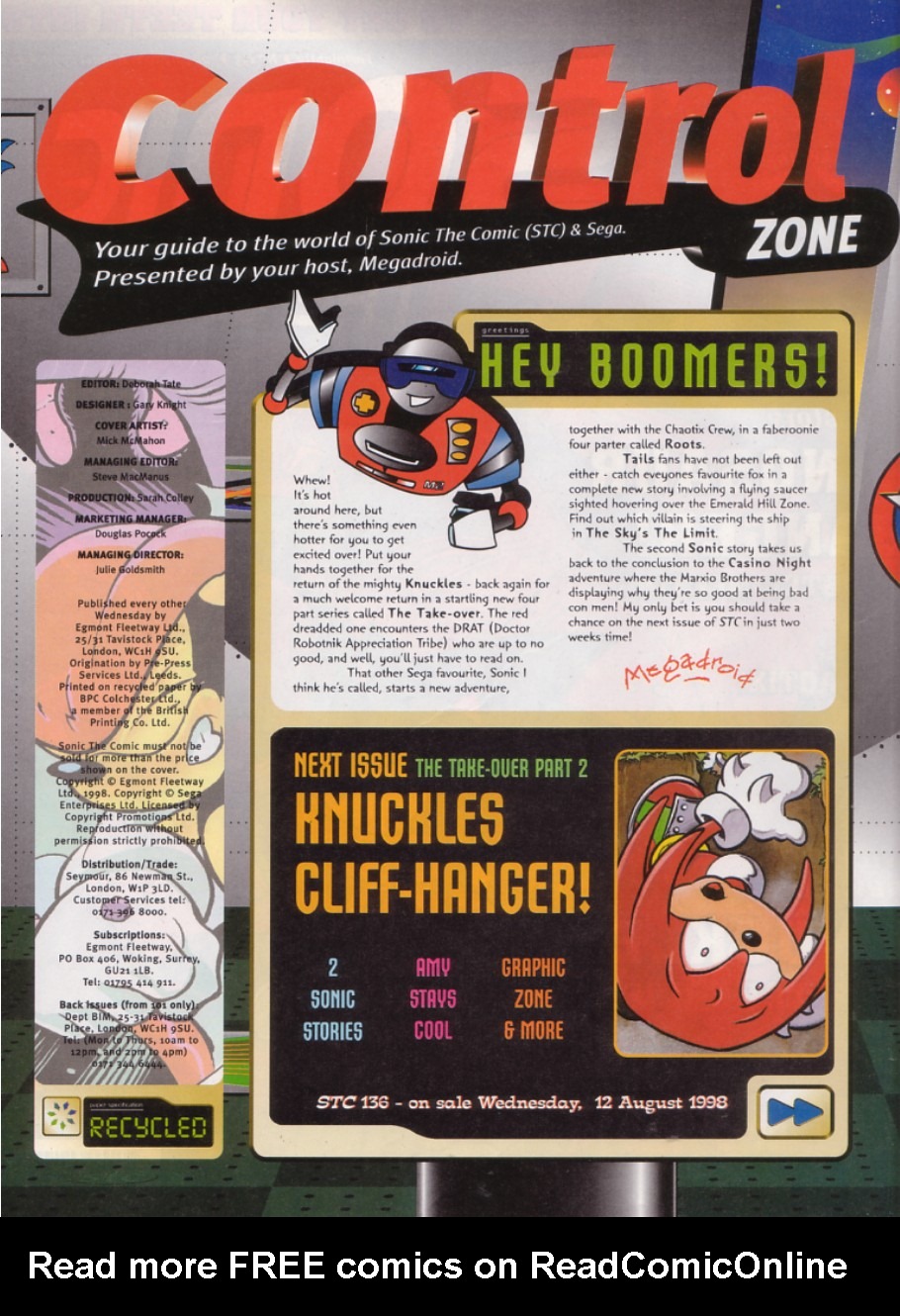 Sonic the Comic Issue #135 - Page 2
