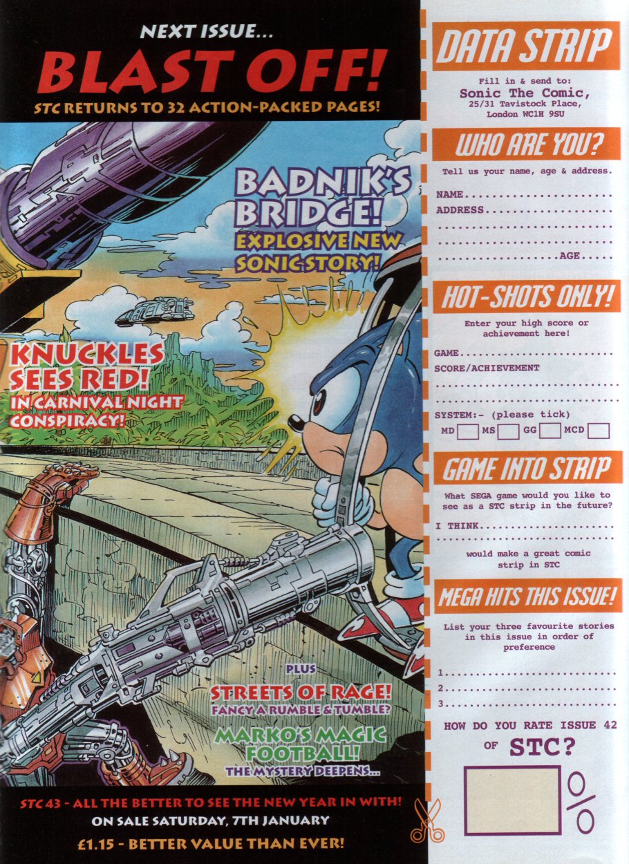 Sonic the Comic Issue #42 - Page 44