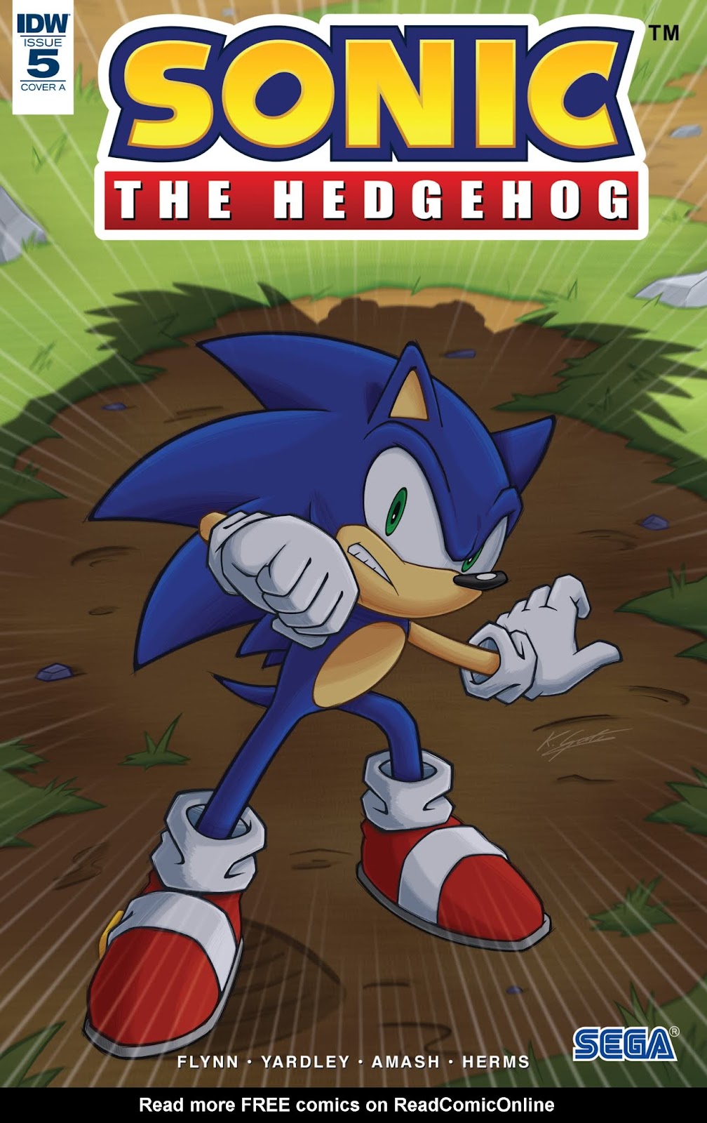 Sonic the Hedgehog (2018) Issue #5 - Page 1