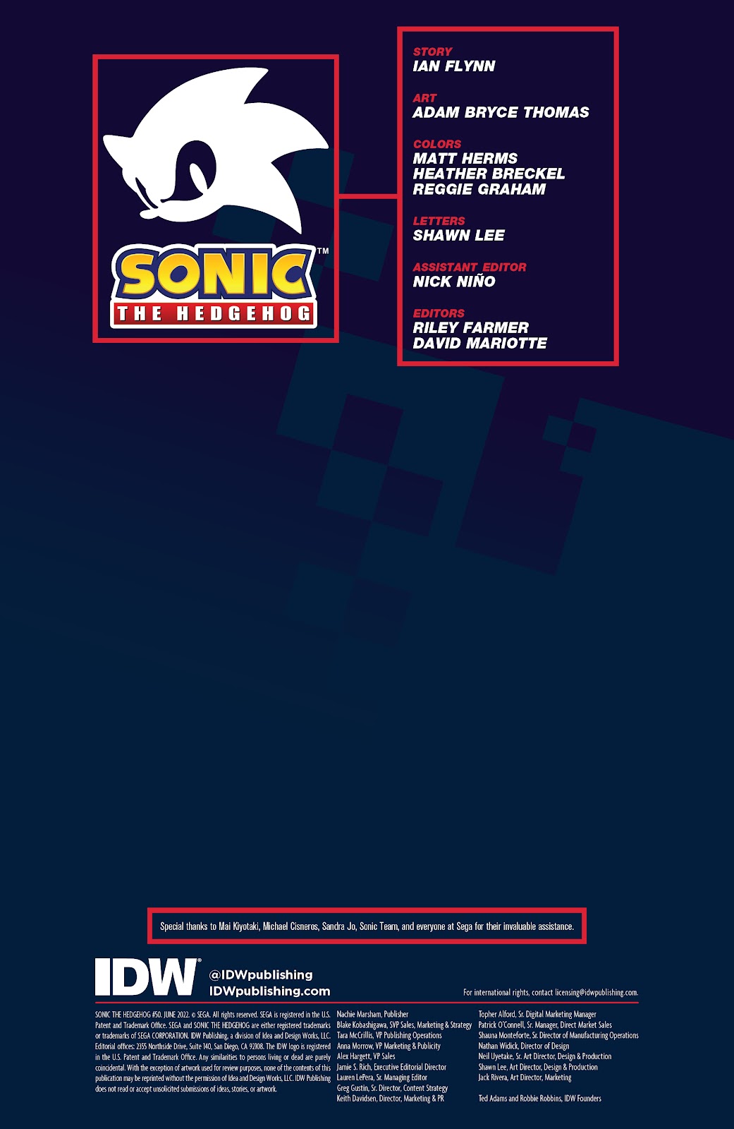 Sonic the Hedgehog (2018) Issue #50 - Page 2