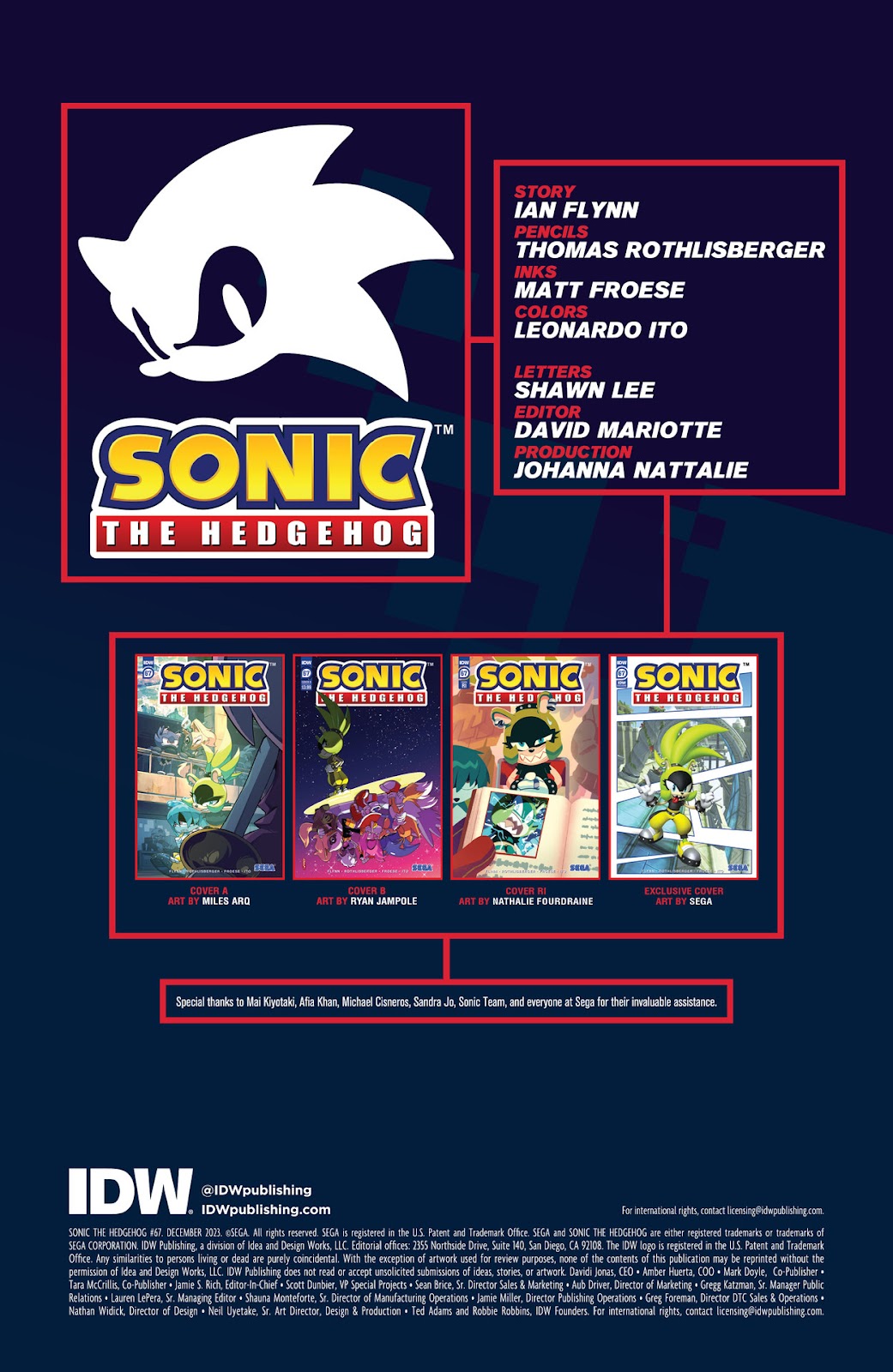 Sonic the Hedgehog (2018) Issue #67 - Page 2