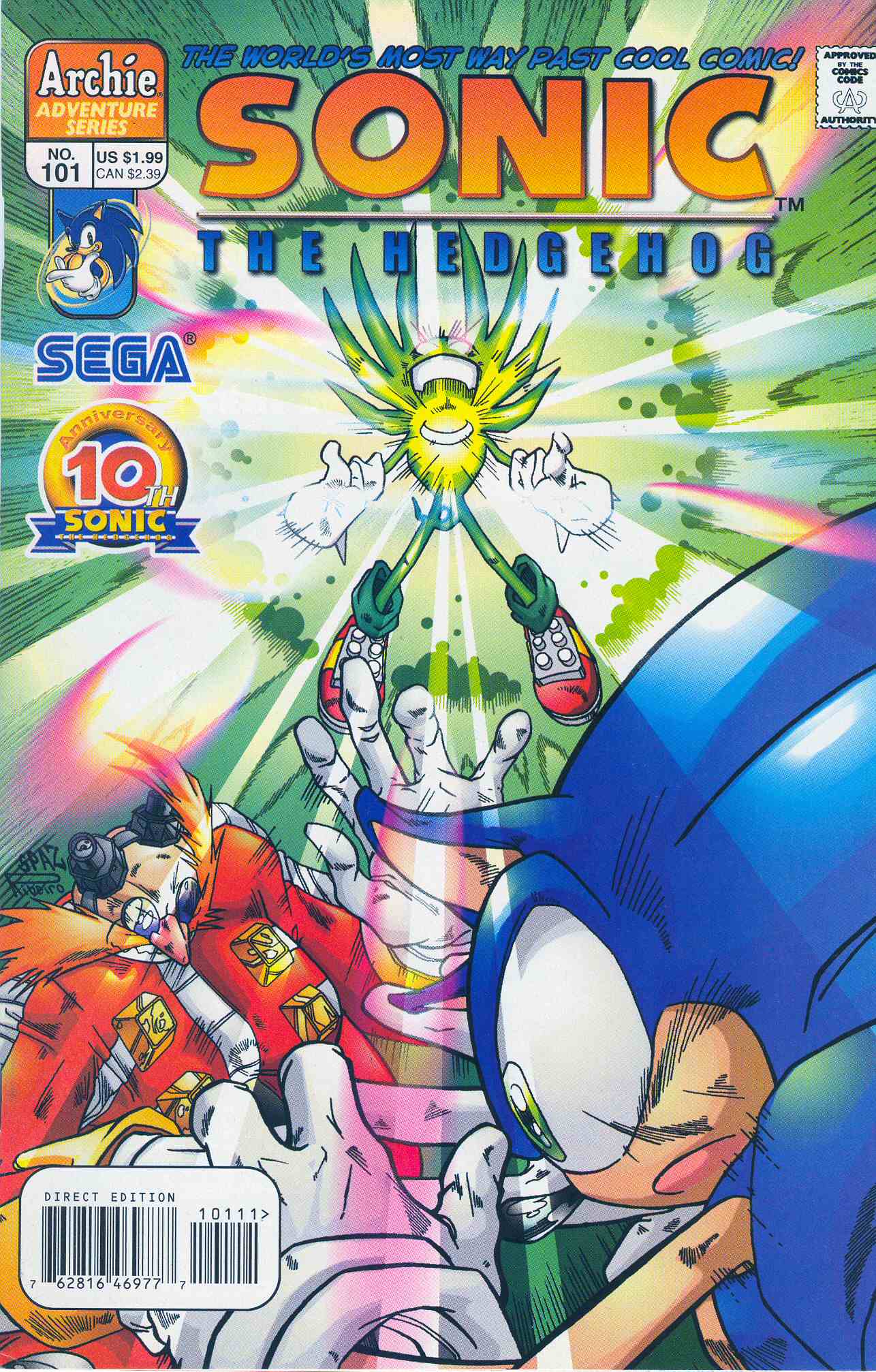 Sonic The Hedgehog (1993) Issue #101 - Page 1