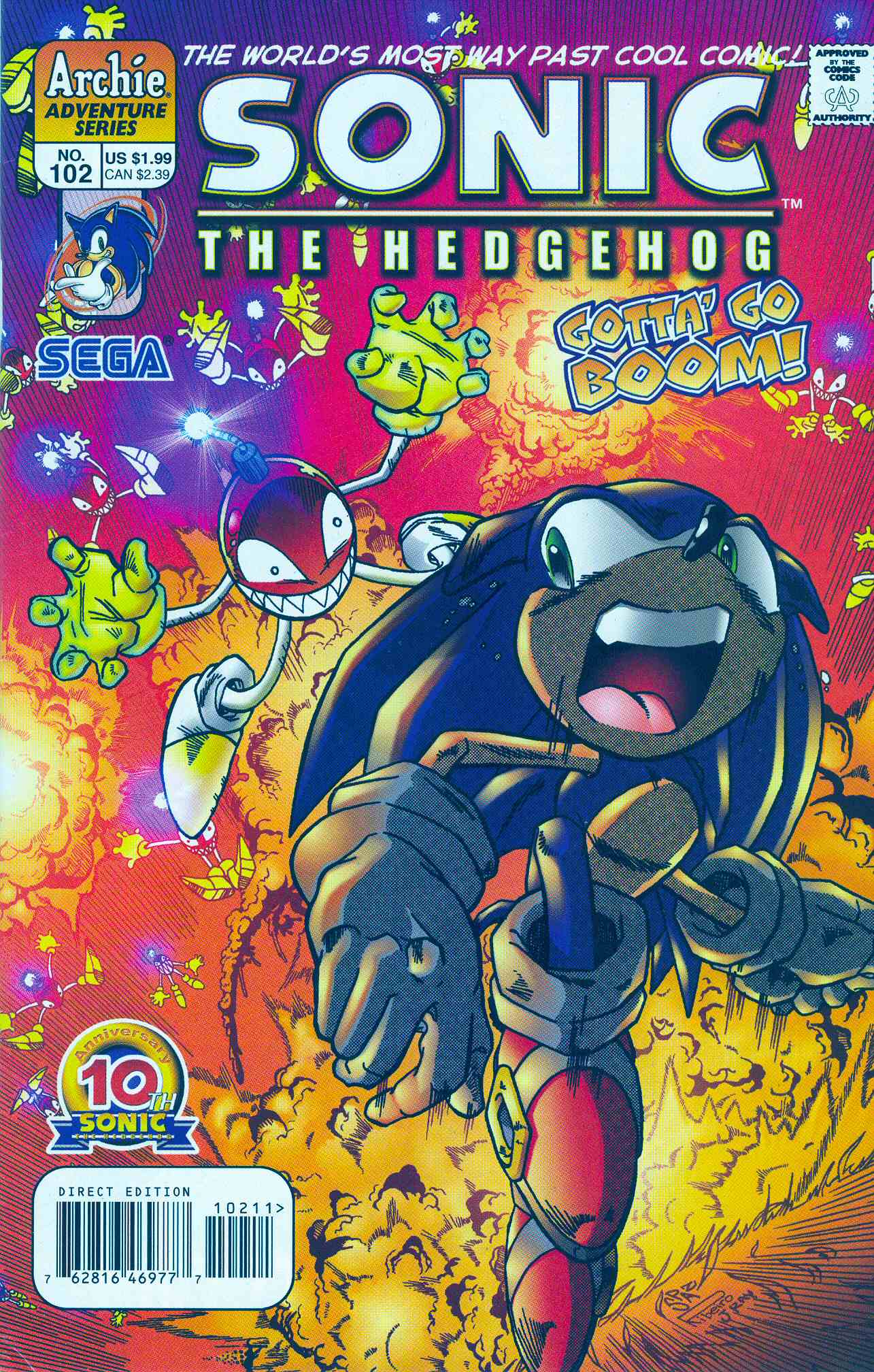 Sonic The Hedgehog (1993) Issue #102 - Page 1