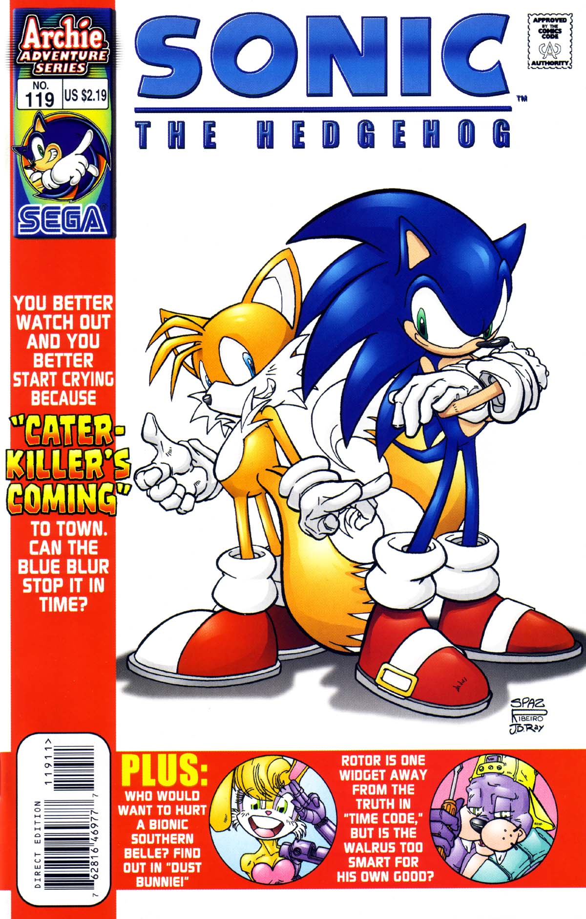 Sonic The Hedgehog (1993) Issue #119 - Page 1