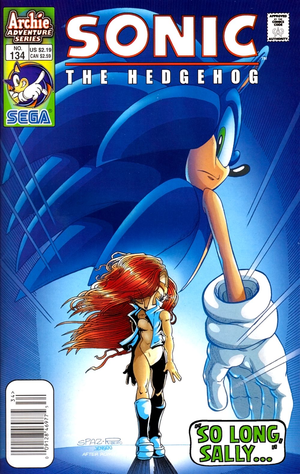 Sonic The Hedgehog (1993) Issue #134 - Page 1