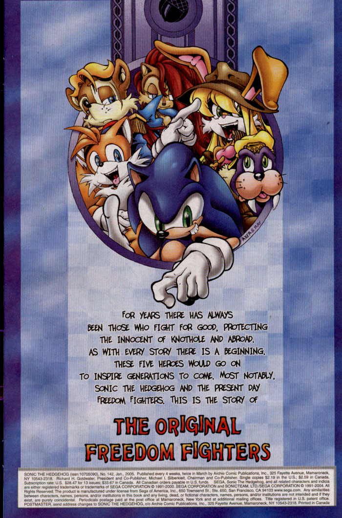 Sonic The Hedgehog (1993) Issue #142 - Page 2