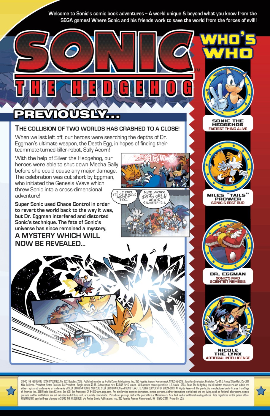 Sonic The Hedgehog (1993) Issue #252 - Page 2