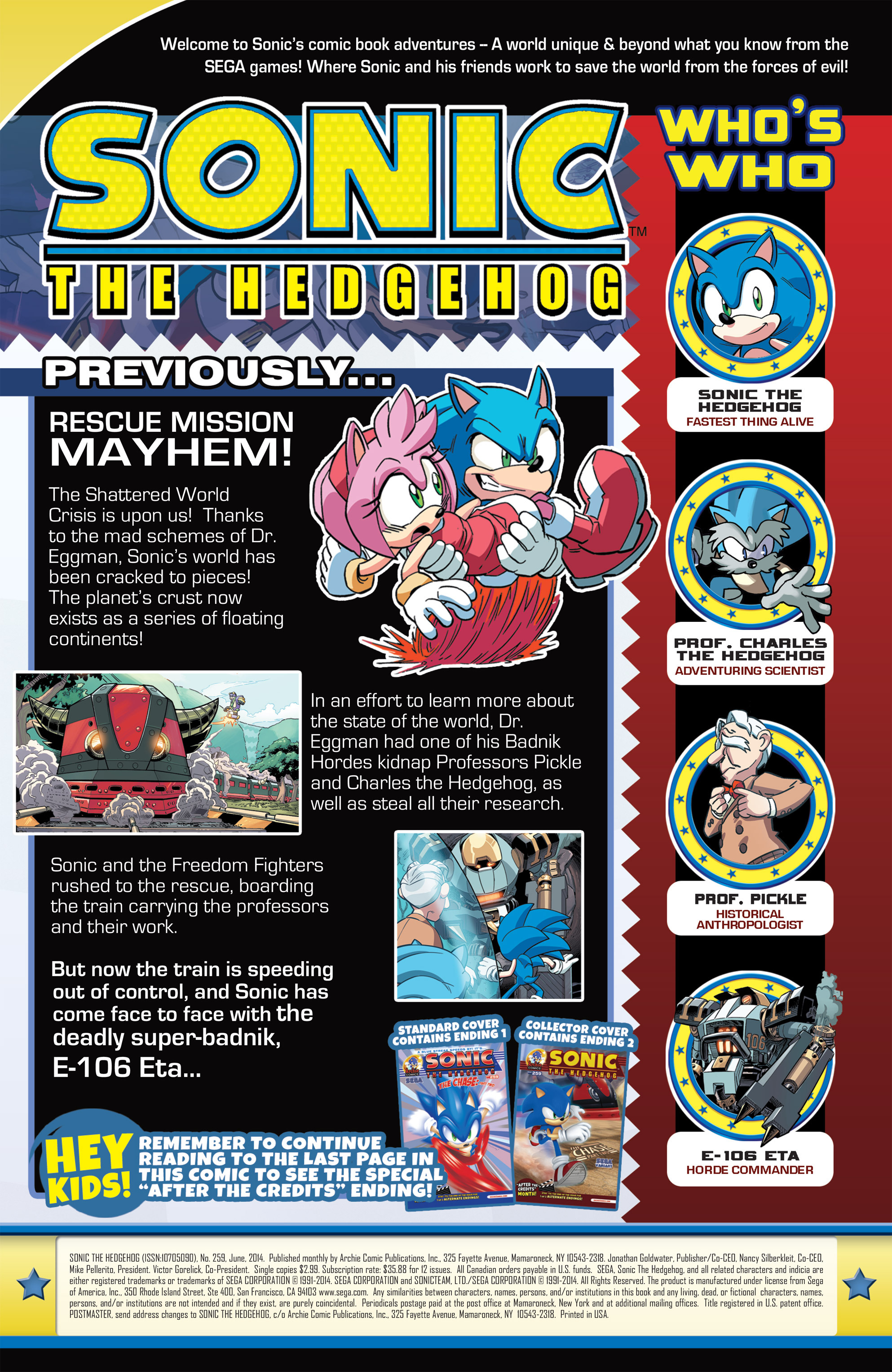Sonic The Hedgehog (1993) Issue #259 - Page 2