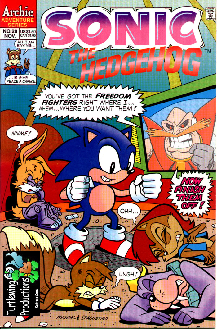 Sonic The Hedgehog (1993) Issue #28 - Page 1