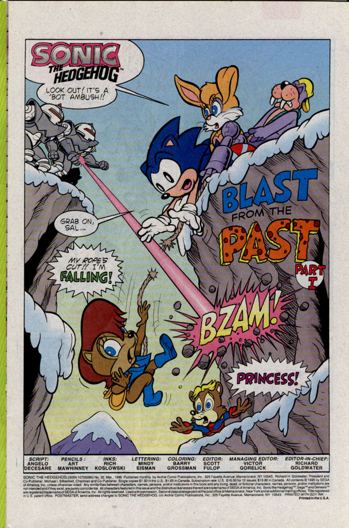 Sonic The Hedgehog (1993) Issue #32 - Page 2
