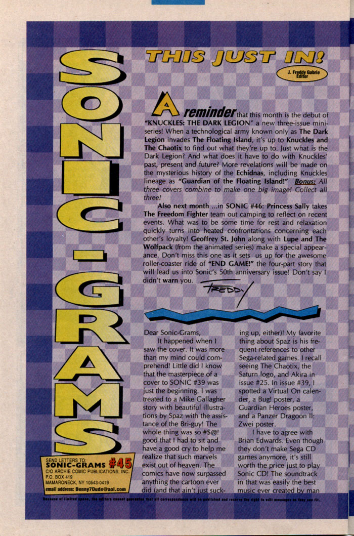 Sonic The Hedgehog (1993) Issue #45 - Page 28