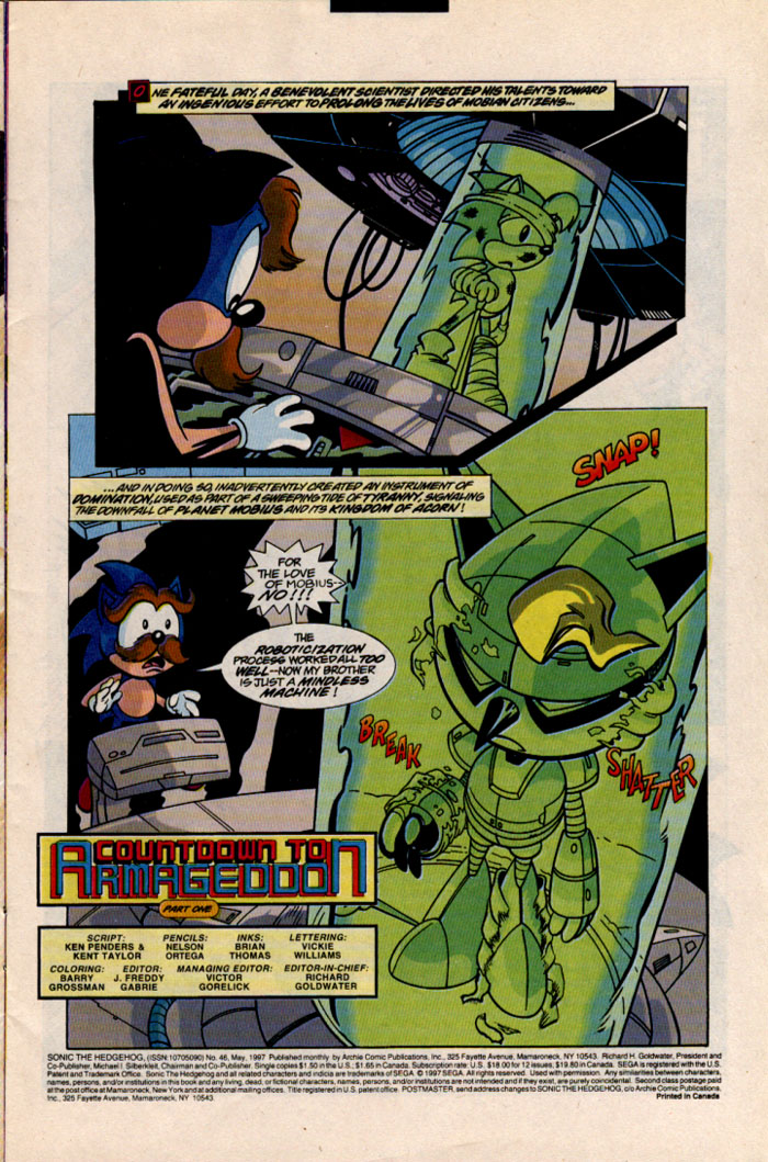 Sonic The Hedgehog (1993) Issue #46 - Page 2
