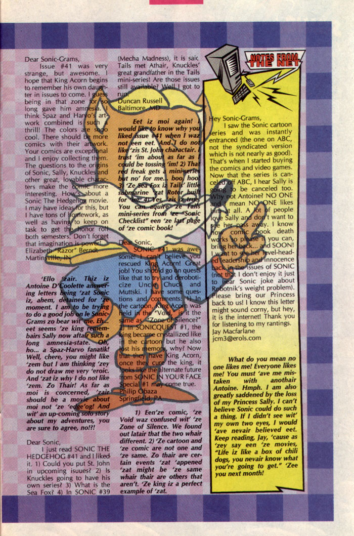 Sonic The Hedgehog (1993) Issue #47 - Page 28