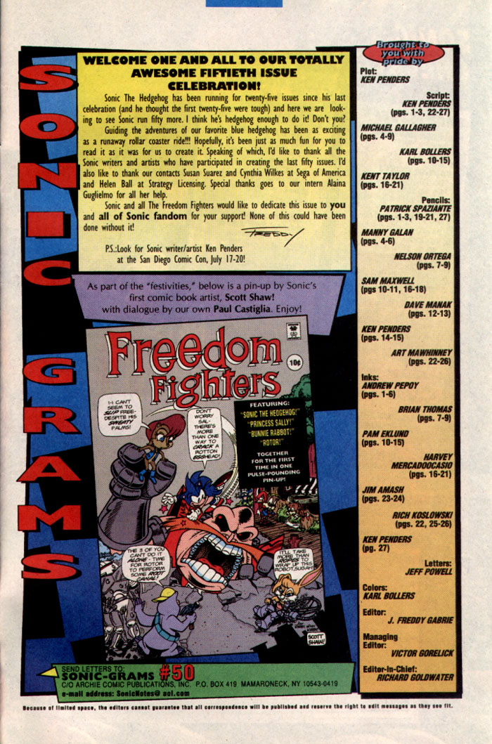 Sonic The Hedgehog (1993) Issue #50 - Page 29