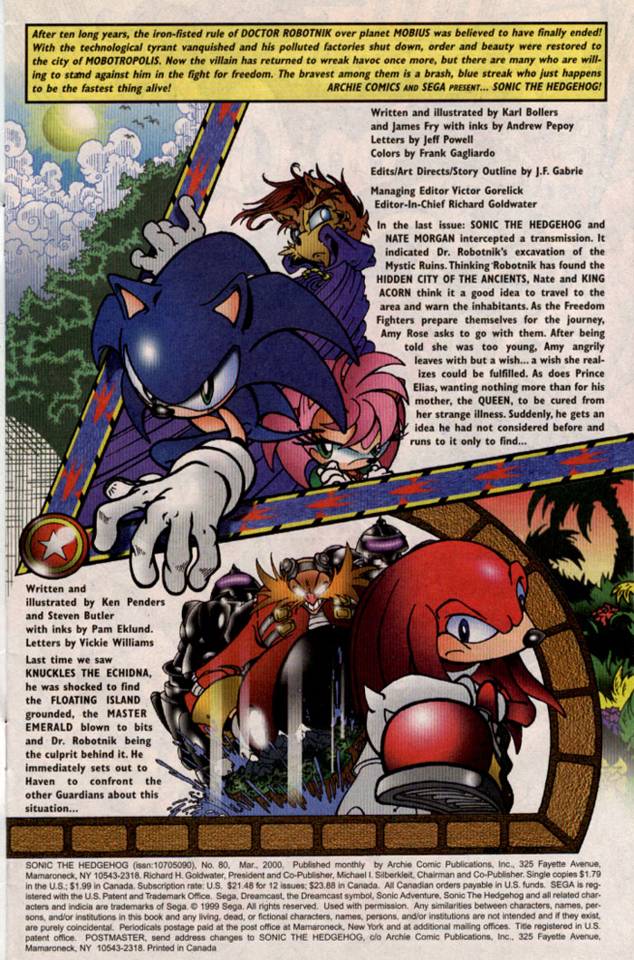 Sonic The Hedgehog (1993) Issue #80 - Page 2