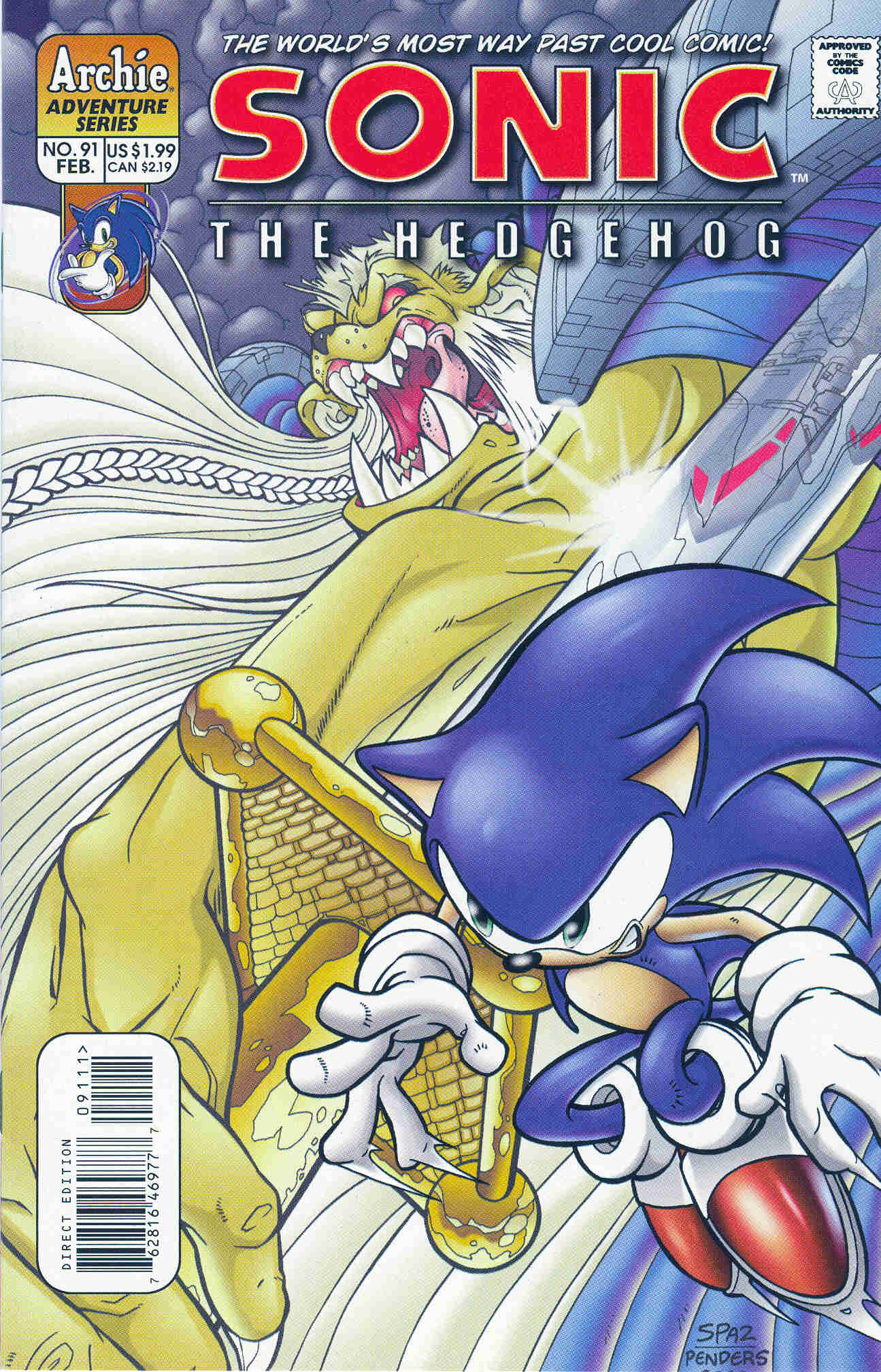 Sonic The Hedgehog (1993) Issue #91 - Page 1