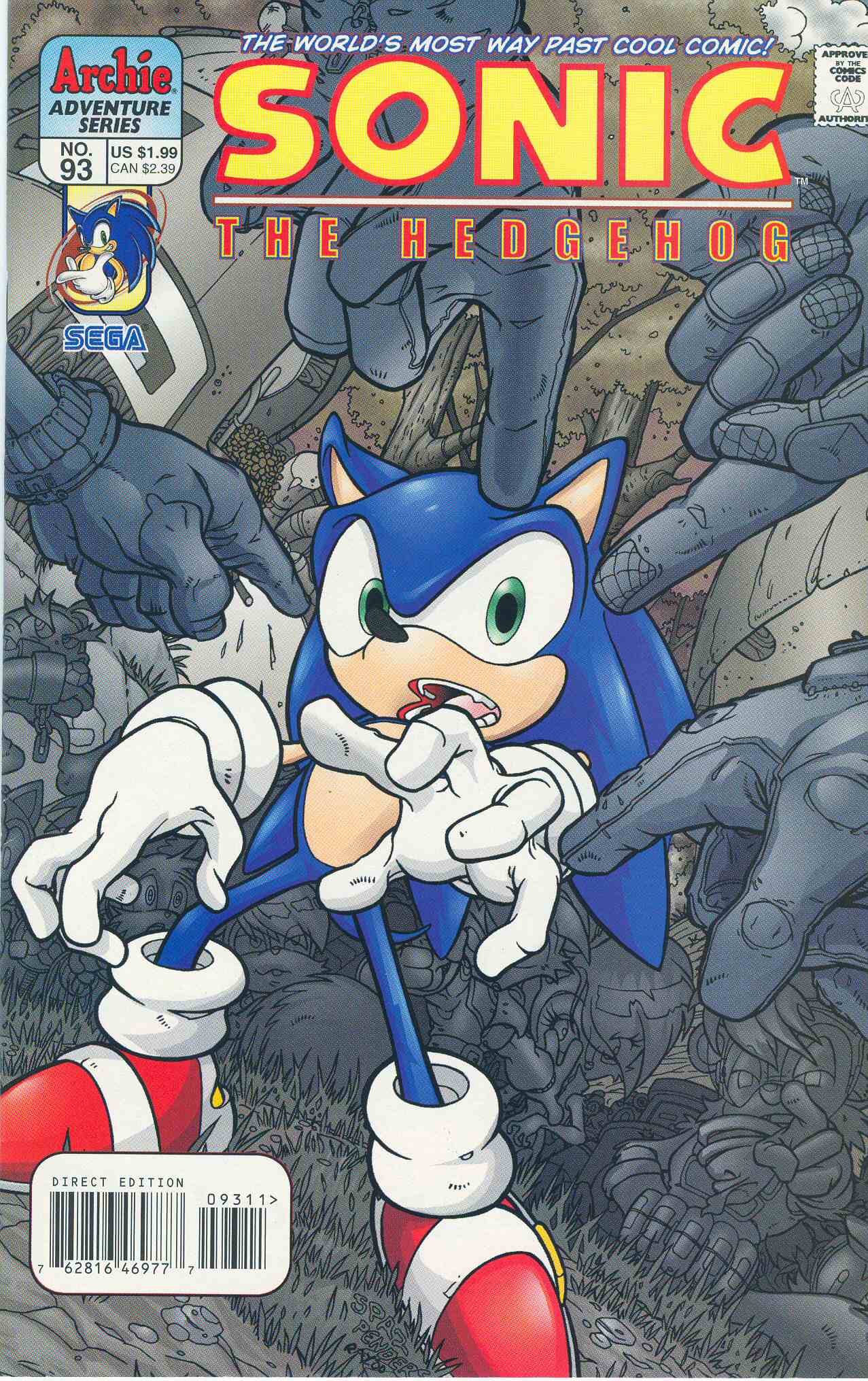 Sonic The Hedgehog (1993) Issue #93 - Page 1