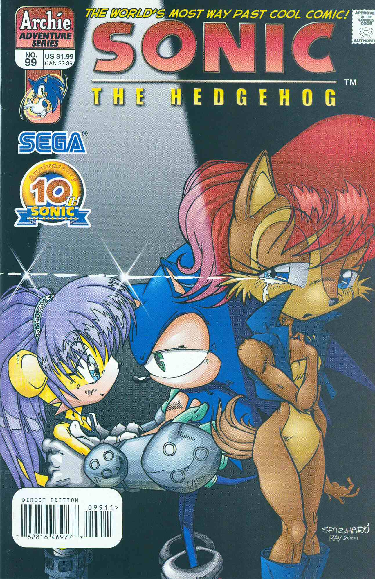 Sonic The Hedgehog (1993) Issue #99 - Page 1