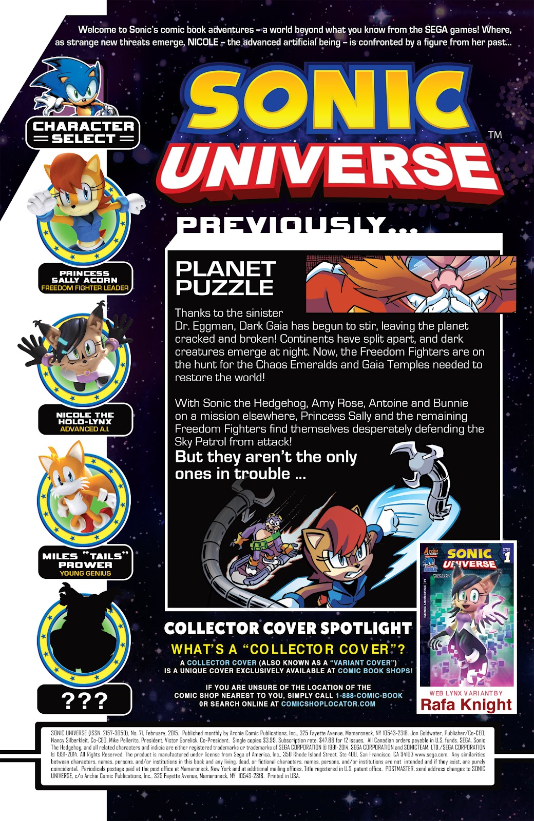 Sonic Universe Issue #71 - Page 2
