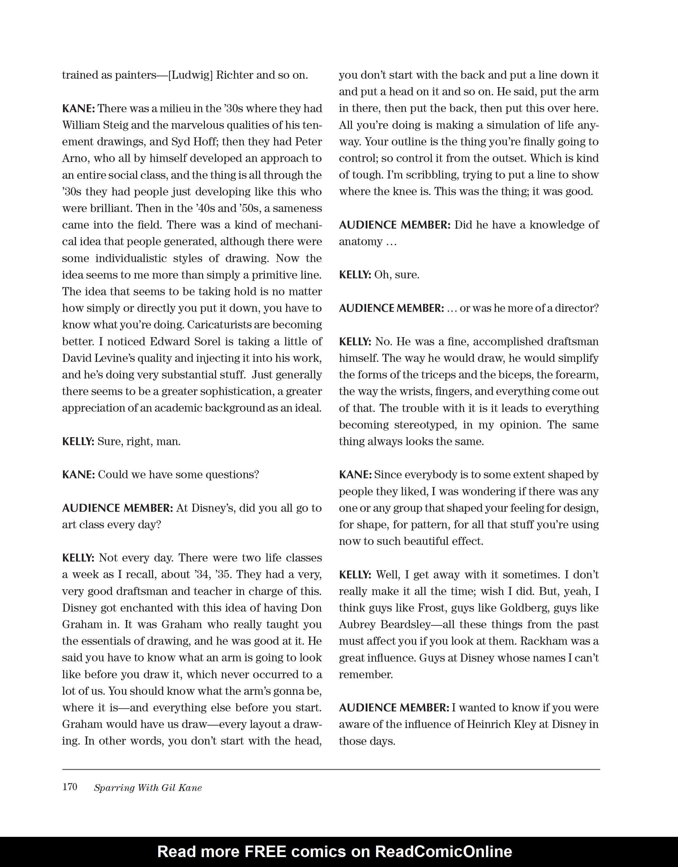 Sparring With Gil Kane: Colloquies On Comic Art and Aesthetics TPB_(Part_2) - Page 70
