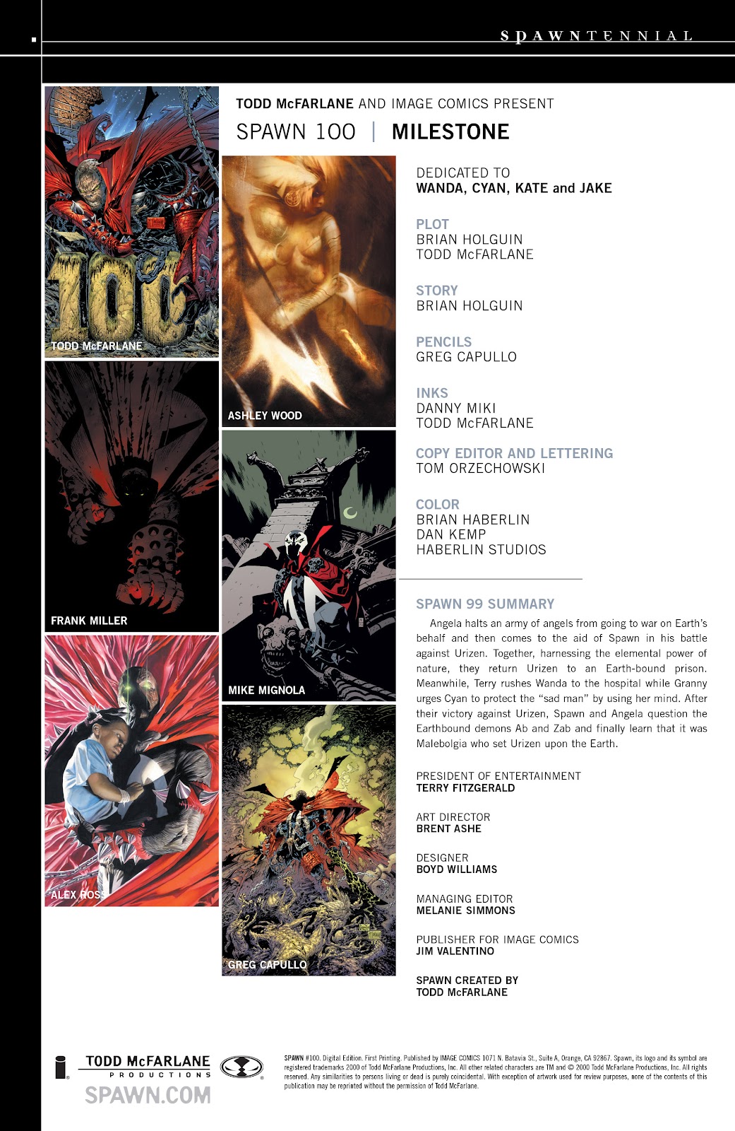 Spawn Issue #100 - Page 2