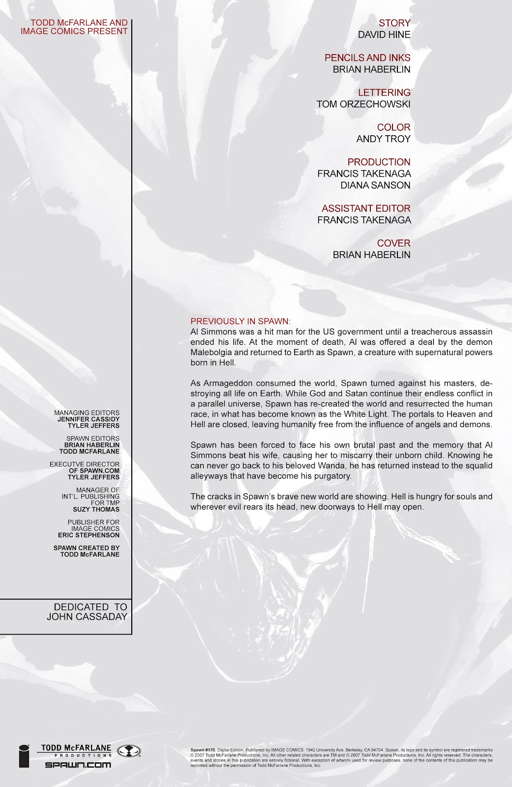 Spawn Issue #170 - Page 2