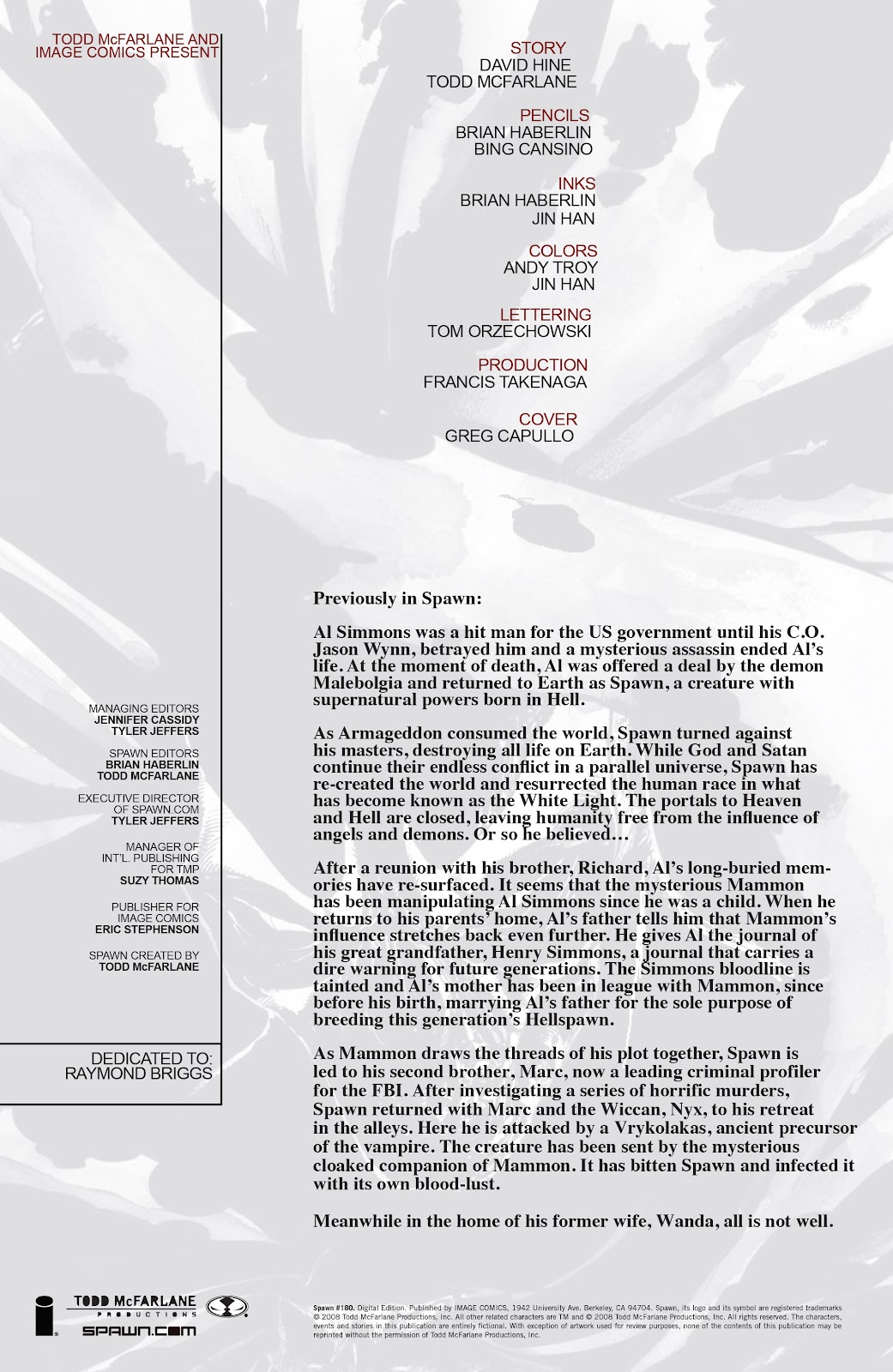 Spawn Issue #180 - Page 2