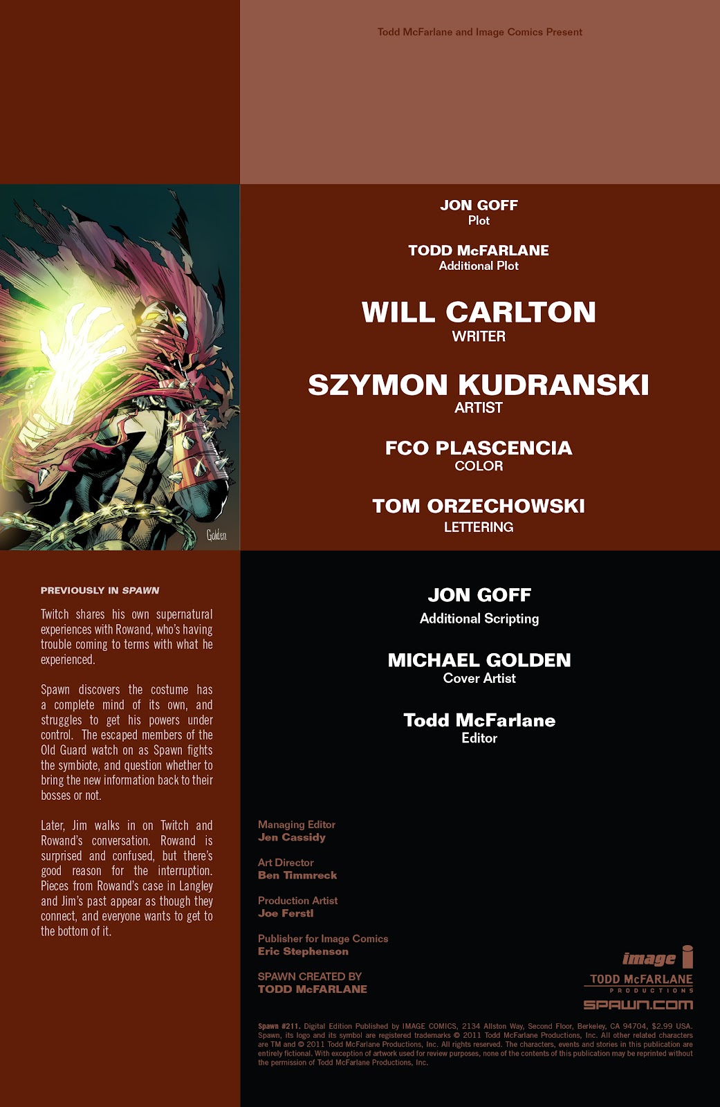 Spawn Issue #211 - Page 2