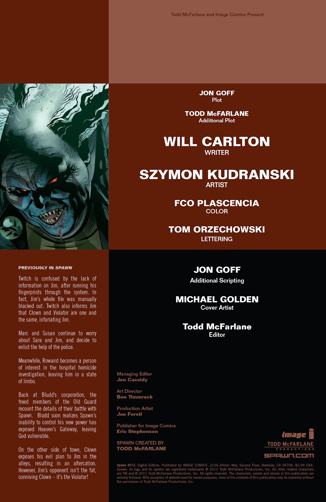 Spawn Issue #212 - Page 2