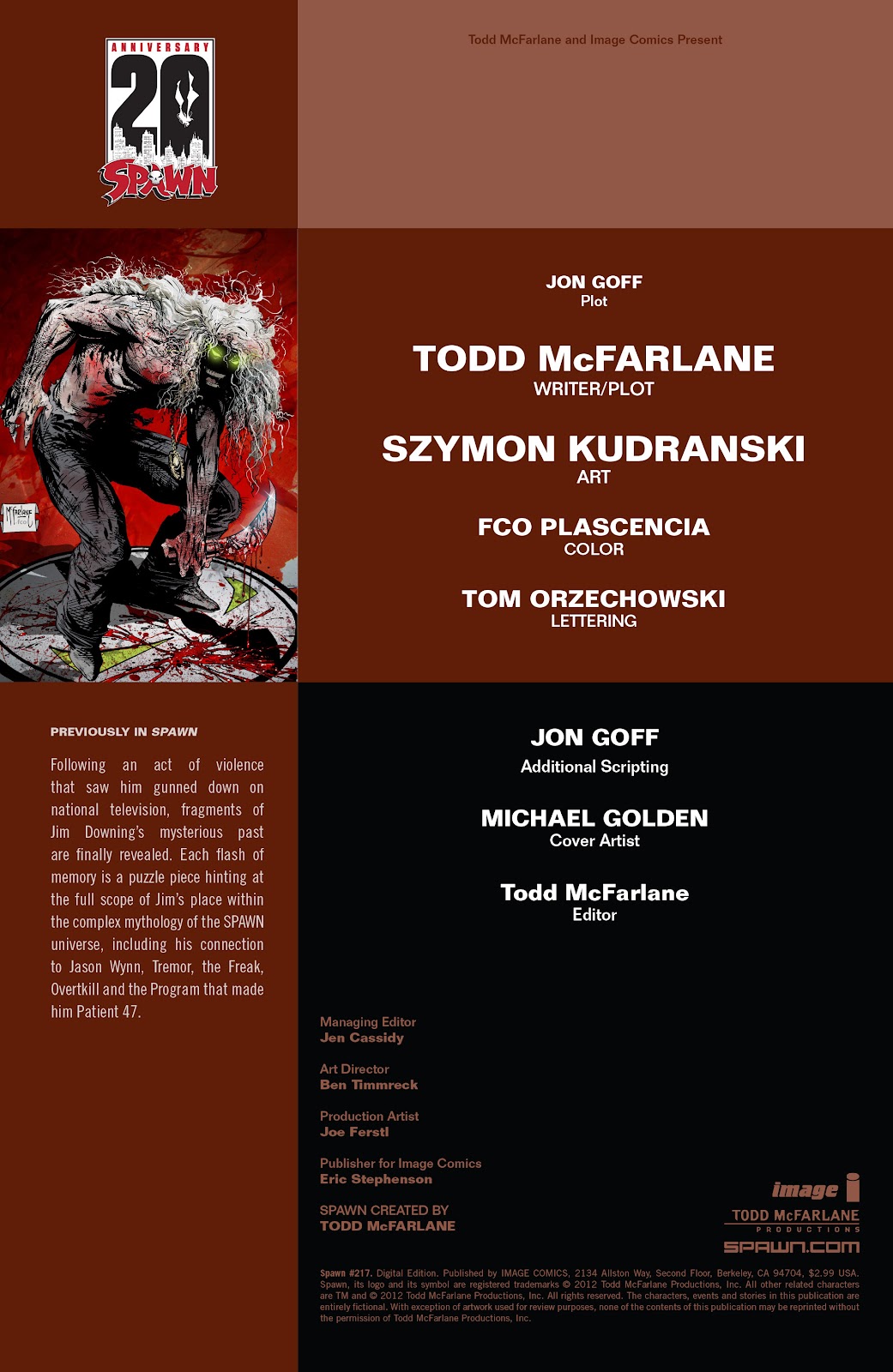 Spawn Issue #217 - Page 2