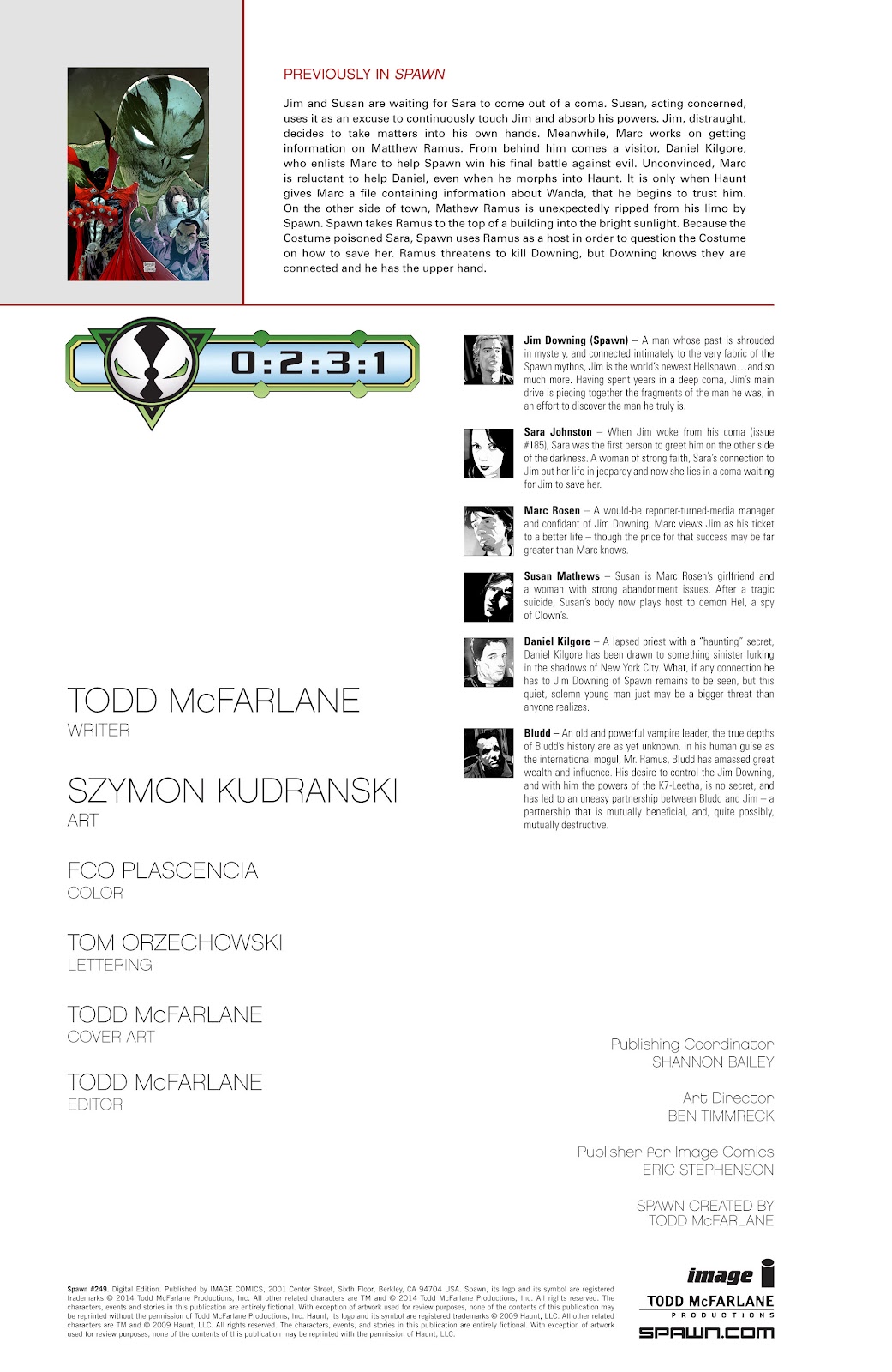 Spawn Issue #249 - Page 2