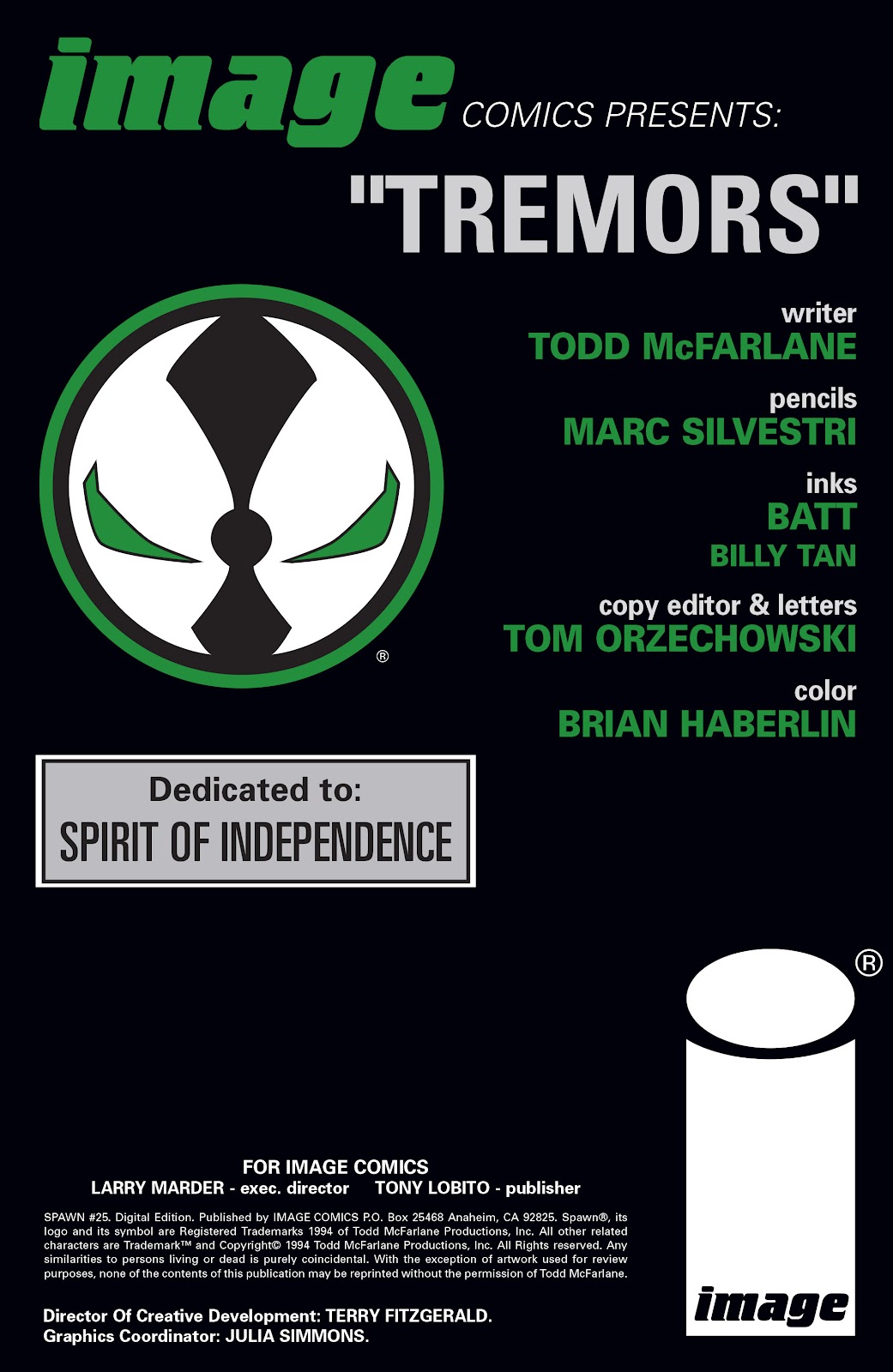 Spawn Issue #25 - Page 2