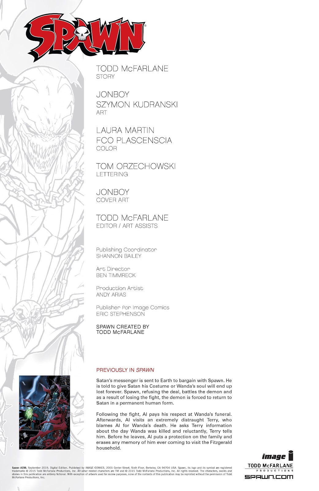 Spawn Issue #256 - Page 2