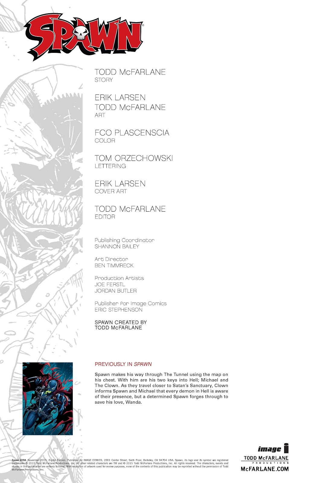 Spawn Issue #258 - Page 2