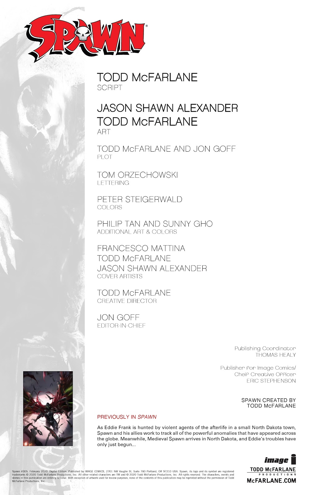 Spawn Issue #305 - Page 2