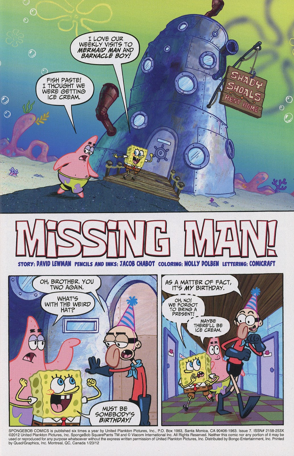 SpongeBob Comics Issue #7 - Page 3