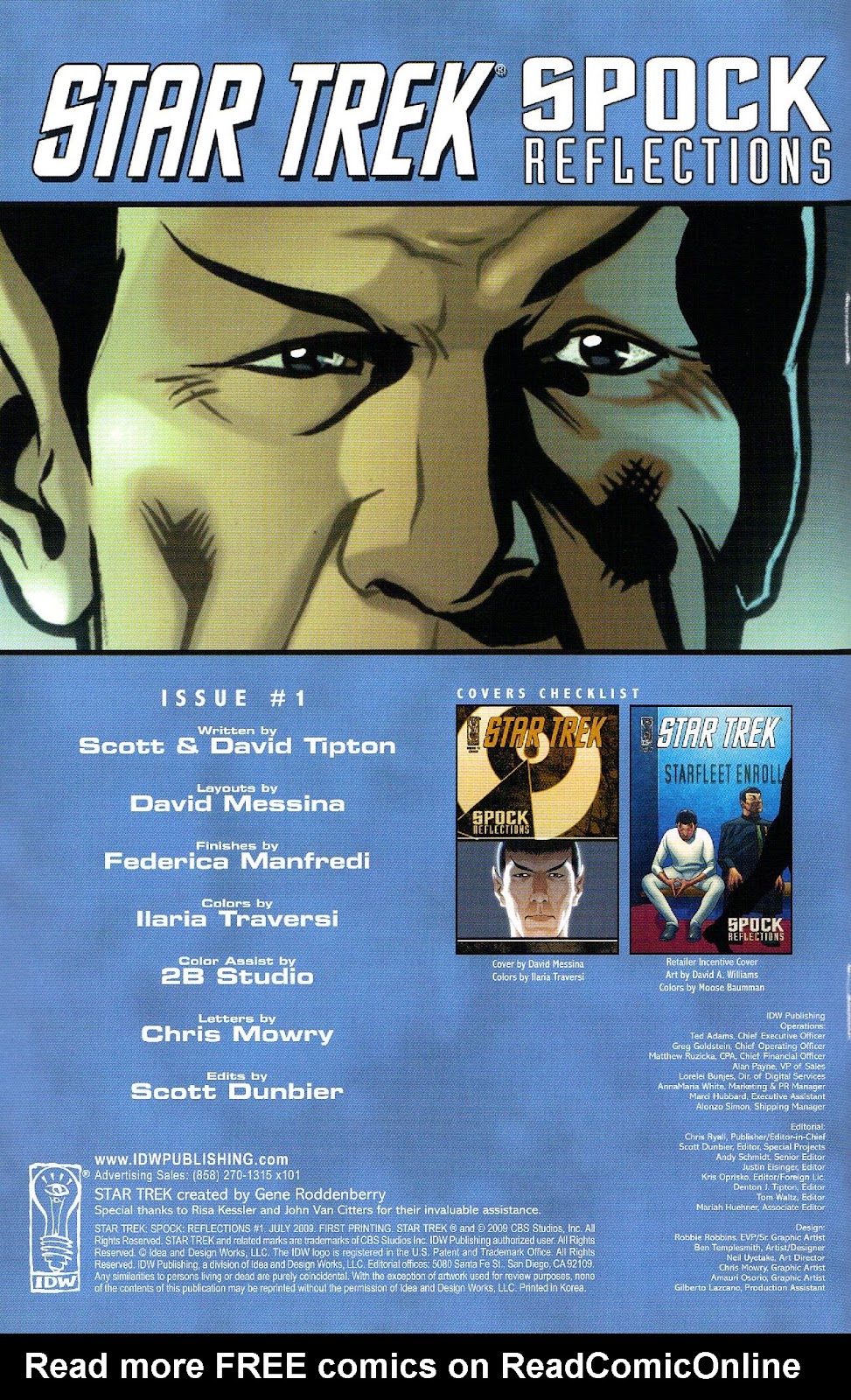 Star Trek: Spock: Reflections Issue #1 - Page 2