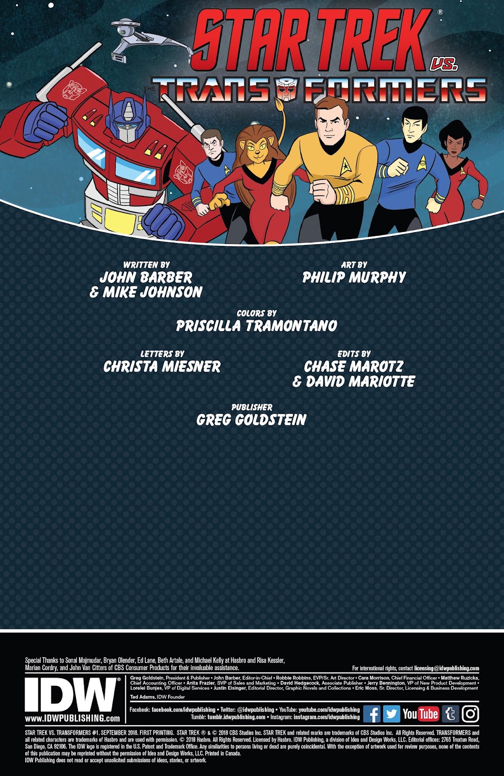 Star Trek vs. Transformers Issue #1 - Page 2