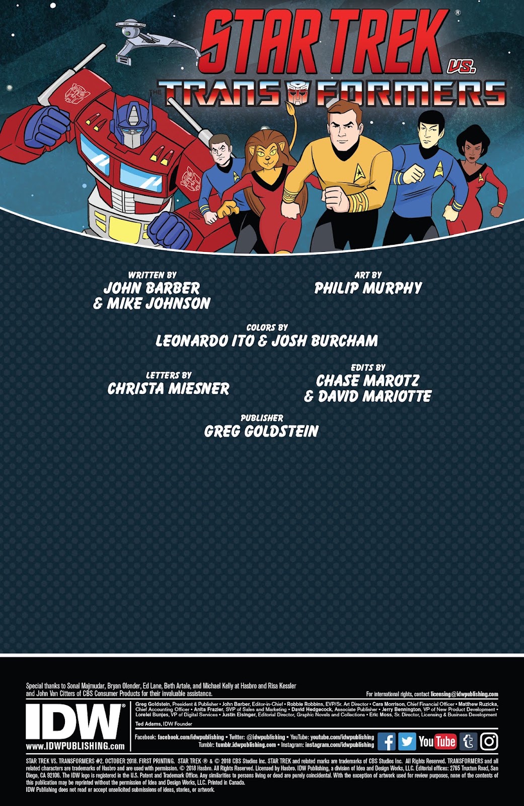 Star Trek vs. Transformers Issue #2 - Page 2