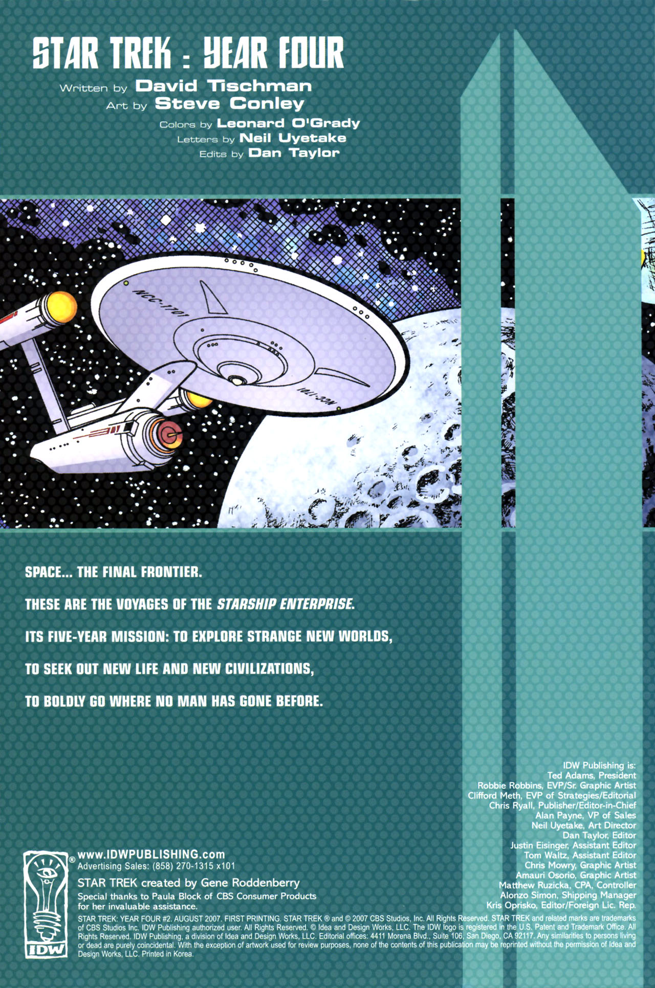 Star Trek: Year Four Issue #2 - Page 2