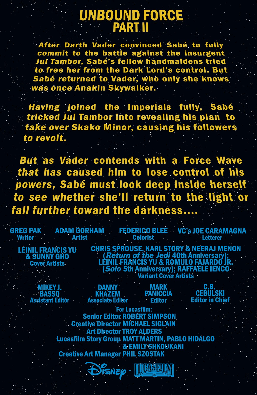 Star Wars: Darth Vader (2020) Issue #34 - Page 2